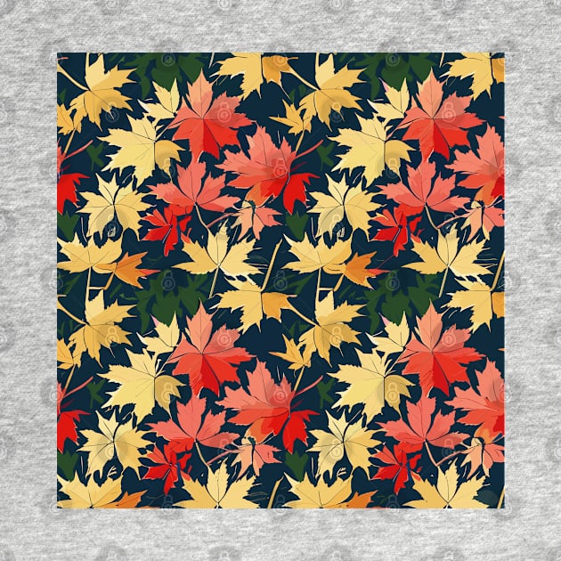 Maple leaf pattern by designfurry 